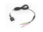 SENNHEISER ELECTRONIC CEDPC1 PC Cable Easy Disconnect to two 3.5mm jack plugs.