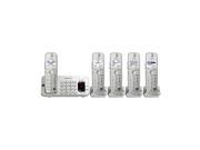 PANASONIC KX TGE275S DECT 6.0 5 handsets Advanced TAD