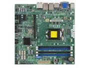SUPERMICRO X10SLQ B Supermicro X10SLQ B LGA1150 Intel Q87 DDR3 SATA3 and USB3.0 A and 2GbE MicroATX Motherboard
