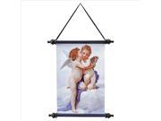 DESIGN TOSCANO CL131 CUPID and PSYCHE FIRST KISS CANVAS SCROLL CL131