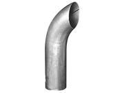 AP EXHAUST PRODUCTS APE24717 STACK PIPE ALUMINIZED ANGLED 4IN OD 18IN LGTH