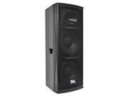 Seismic Audio Magma 212 Premium Dual 12 Full Range Bi Amp 2 Way Loudspeaker Cabinet 600 Watts RMS PA DJ Band Live Sound