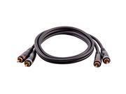 Seismic Audio SA 2RCA3 3 Foot Dual RCA Male to Dual RCA Male Interconnect Audio Cable Pro and Home Audio AV Cable Cord