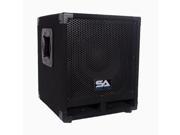Seismic Audio Really Mini Tremor Powered 10 Pro Audio Subwoofer Cabinet 250 Watts RMS Active PA DJ Stage Studio Live Sound Subwoofer