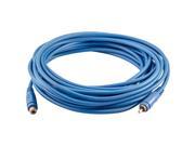Seismic Audio SA PGSR25Blue 25 Foot Blue RCA Male to RCA Female Audio Extension Cable 25 AV RCA Extender Cord