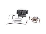 Seismic Audio SAGA17 Replacement Chrome Floyd Rose Style Bridge Double Tremolo Kit