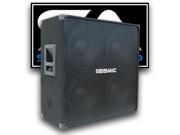 Seismic Audio 4x12 Guitar Speaker Cabinet 400 Watts RMS 8 Ohm
