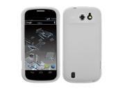 Translucent White Solid Silicone Skin Cover Case for ZTE Flash N9500