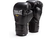 Everlast Black ProTex2 16oz Leather Training Gloves L XL 3216BLXL