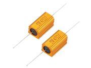 Unique Bargains 2 Pcs Aluminum Case Resistor 5W 47 Ohm Wirewound for LED Replacement Converter Unique Bargains 2 Pcs Aluminum Case Resistor 5W 47 Ohm Wirewound for LED Replacement Converter