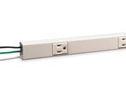 WIREMOLD V20GB606 6 Pre Wired Multi Outlet Strip 12 Outlet Steel Ivory