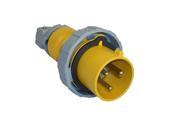 ABB Russelstoll ABB330P4W IEC Plug 30A 2 Pole 3 Wire 125V Pin Sleeve