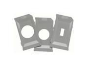P S WIU10PK While In Use Cover Extra Plate Kit Gray
