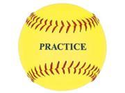 SSG BSN 5PSBY12 12 Inch Yellow Practice Softball