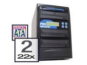 Produplicator A2DVDS22X320G 1 2 CD DVD Duplicator Standalone Disc Duplication Copier Multiple Target Burner Copy Tower