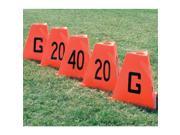 Sport Supply Group 1245127 Poly Flag Football Sideline Markers