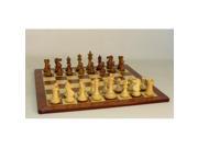 WW Chess 40SE PM Sheesham Exclusive Padauk Brd Chess Set Wood