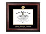 Campus Images Central Michigan University Gold Embossed Diploma Frame