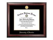 Campus Images University Of Houston Gold Embossed Diploma Frame