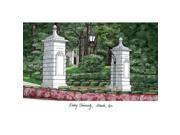 Campus Images Emory University Campus Images Lithograph Print