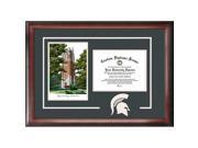 Campus Images Michigan State University Beaumont Hall Spirit Graduate Frame With Campus Image
