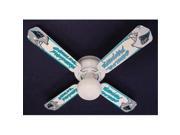 Ceiling Fan Designers 42FAN NFL CAR NFL Carolina Panthers Football Ceiling Fan 42 In.