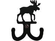 Village Wrought Iron WH D 19 Moose Double Wall Hook