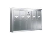 Auth Florence 801764 Mailbox Surface Mounted Vertical 5 Gang