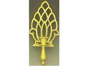 Mayer mill Brass Wall sconce candle hldr pineapple