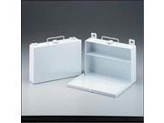 25 Person Empty Metal Case 1 Shelf with Handle Mounting Hardware 10.5 in. x 7.5 in. x 2 1 2 In. 1 Ea.