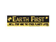 AzureGreen EBEARF Earth First Bumper Sticker