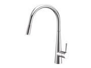 Ruvati RVF1221K1CH Pullout Spray Kitchen Faucet with Soap Dispenser Polished Chrome