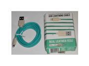 Gems GEMLBN USB Lightning Cable with Real Leather Gems GEMLBN USB Lightning Cable with Real Leather