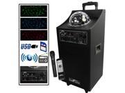 Befree Sound BFS-6445 10 in. Projection Party Light Dome Subwoofer Bluetooth Portable Party Speaker Befree Sound BFS-6445 10 in. Projection Party Light Dome Subwoofer Bluetooth Portable Party Speaker