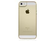 Skech Crystal Clear Gold Shockproof Transparent Case for Apple iPhone SE 5s