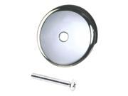 Face Plate 1 Hole w Screw Chrome PLUMB PAK Tub and Shower Drains and Parts