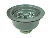 Worldwide Sourcing 122043 3L Stainless Steel Double Cup Sink Strainer Double Cup
