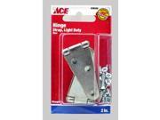 2 Zinc Light Duty Strap Hinge Cd 2 ACE Door Hinges 5295282 082901140801