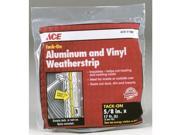 Weatherstrip Aluminum and Vinyl 5 8X17 ACE Insulation 217V ACE 082901512684