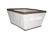 Canvas Storage Box 10.5 x 8.25 x 5.25 Homebasix Storage Containers 616 2424