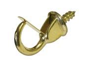 7 8 Safety Cup Hook Brass Plated Hillman Hook and Eye 851856 008236911824