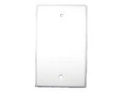 1 Gang Rectangular Stamped Cover White Sigma Electric 14240WH 031857642402
