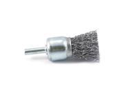 1 Coarse Crimped Wire w 1 4 Shank End Brush Forney Grinding Cups and Wheels
