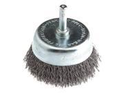 2 1 2 Coarse Crimped Wire w 1 4 Shank Cup Brush Forney 60005 032277600058