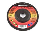 5 x 1 4 A24R BF Metal Type 27 Grinding Wheel w 7 8 Arbor Forney 71878