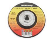 4 1 2 x 1 8 A24R Metal Type 27 Grinding Wheel w 5 8 11 Threaded Arbor Forney