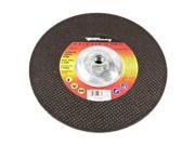 9 x 1 4 A24R Metal Type 27 Grinding Wheel w 5 8 11 Threaded Arbor Forney
