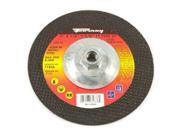 7 x 1 8 A30R Metal Type 27 Grinding Wheel w 5 8 11 Threaded Arbor Forney