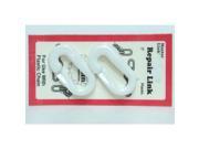 2 Plastic Repair Link Master Link Quick Link 55484 White 030699554843