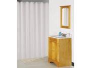 70X72 White Hookless Shower Curtain Homebasix Shower Curtains XG 02 WH